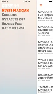 CUSE 44 - Sports News for Syracuse University screenshot 2