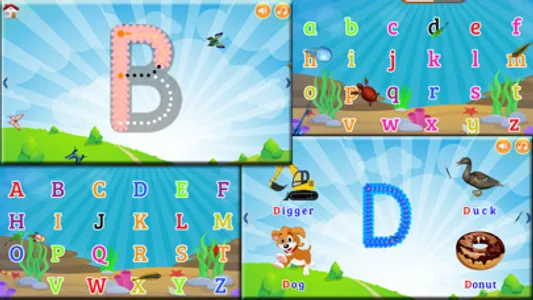 ABC Learning: Tracing - Phonics - Quiz & Games screenshot 1