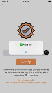 VIN Checker screenshot 2
