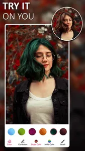 Hair Color Changer Beauty App screenshot 2