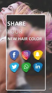 Hair Color Changer Beauty App screenshot 3