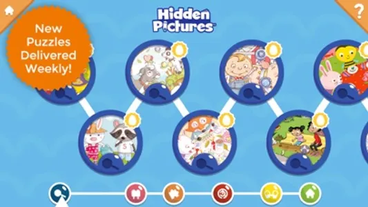 Hidden Pictures Puzzle Town screenshot 1