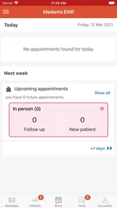 Medanta EMR screenshot 2