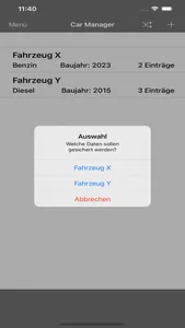 Fahrzeug Manager screenshot 3