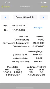 Fahrzeug Manager screenshot 5