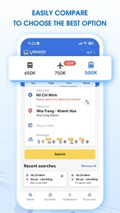 Vexere: Vé xe Máy bay Thuê xe screenshot 1