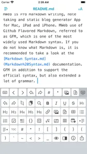 MWeb - Markdown & Note Taking screenshot 3