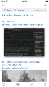 MWeb - Markdown & Note Taking screenshot 5