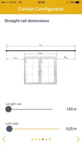 Somfy –  Curtain configurator screenshot 1