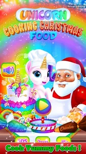 Unicorn Cooking Christmas Spa screenshot 0