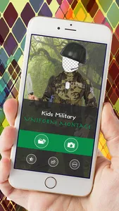 Kids Military Uniform Montage screenshot 1