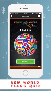 Teach Your Child Quiz - Flags screenshot 0