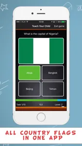 Teach Your Child Quiz - Flags screenshot 3