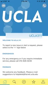 UCLA 311 screenshot 0