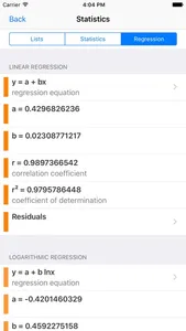 Statistics Calculator-- screenshot 2