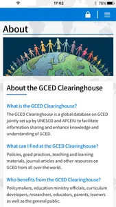 GCED CLEARINGHOUSE screenshot 1