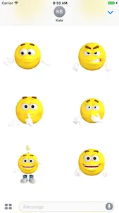 Funny Emoticons Stickers screenshot 2