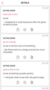 Food - Negotiation idioms screenshot 0