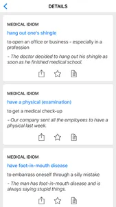 Negotiation & Medical idioms screenshot 1