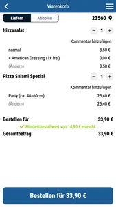 U.S. Pizza Express screenshot 1