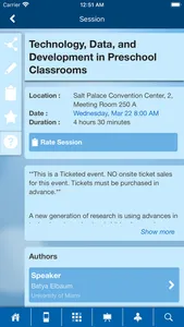 SRCD Events screenshot 2