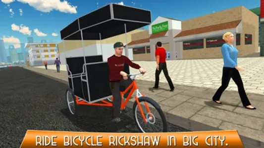 Tuk Tuk Bicycle Rickshaw Driver & Chingchi sim screenshot 0