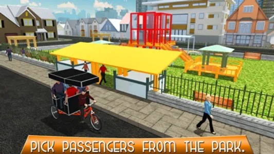 Tuk Tuk Bicycle Rickshaw Driver & Chingchi sim screenshot 2