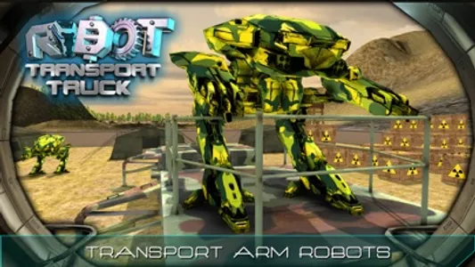 Robot Transport Truck & Driving Simulator Game screenshot 0