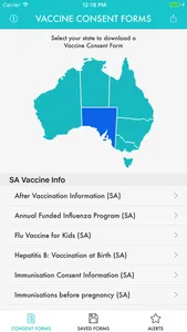 Vaccine Consent Forms App screenshot 0