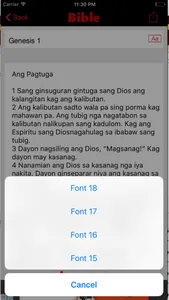 Hiligaynon Bible screenshot 1
