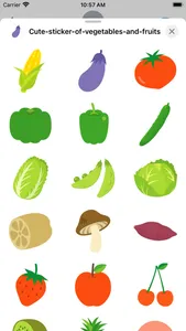 Cute vegetables and fruits screenshot 1