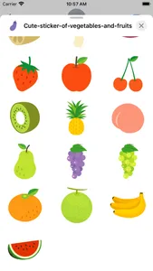 Cute vegetables and fruits screenshot 2