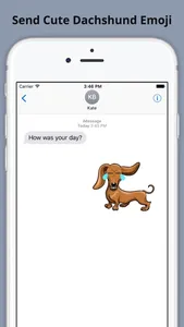 Weinermoji - Dachshund Emoji & Stickers screenshot 0