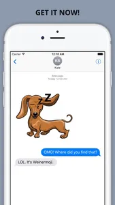 Weinermoji - Dachshund Emoji & Stickers screenshot 4