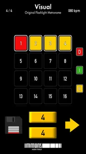 Visual optical metronome screenshot 1
