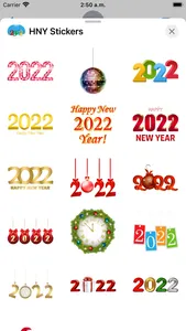 Happy New Year 2022 Stickers screenshot 0