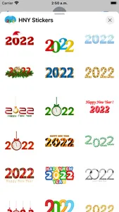 Happy New Year 2022 Stickers screenshot 1