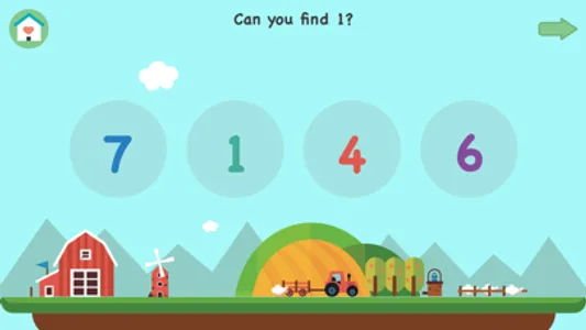 Learn 123 -  first numbers with sounds and animals screenshot 1