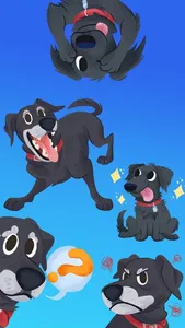 Mr. Cooper Black Dog Stickers screenshot 2