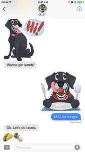 Mr. Cooper Black Dog Stickers screenshot 6