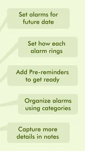 Galarm - Alarms and Reminders screenshot 2