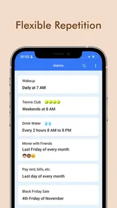 Galarm - Alarms and Reminders screenshot 3