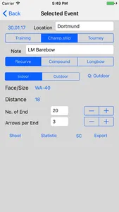 AAA - Archery Analysis App screenshot 1