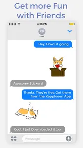 Cute Corgi Animated Stickers screenshot 1