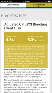 CathPCI Risk Calculator screenshot 3