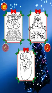 Christmas Santa Coloring Pages -Kids Coloring Book screenshot 1