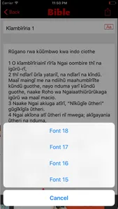 Kikuyu Bible screenshot 2