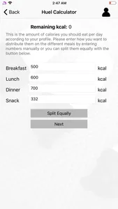 Huel Calculator screenshot 3