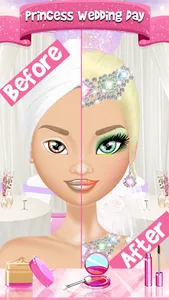 Princess Wedding Makeover Salon (Go Work,Shop etc) screenshot 1