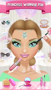 Princess Wedding Makeover Salon (Go Work,Shop etc) screenshot 2